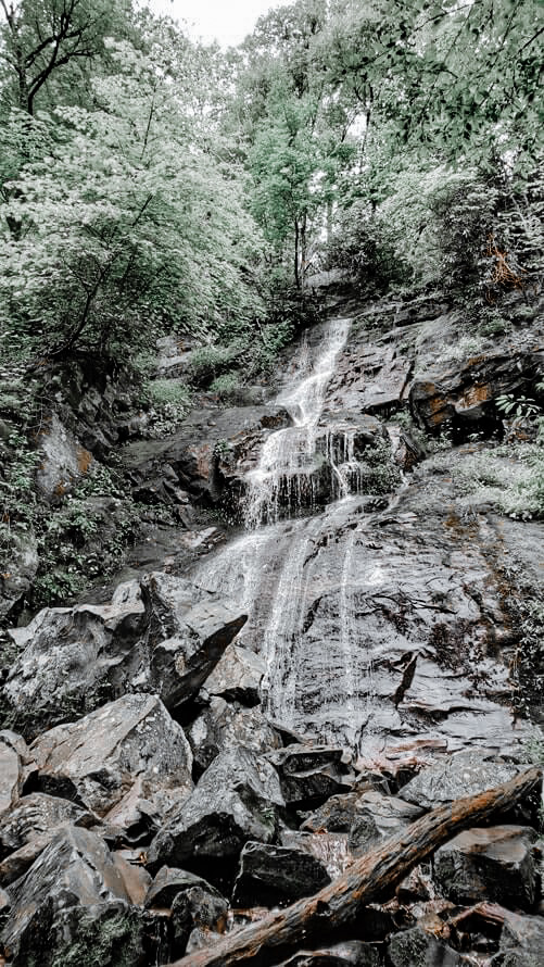 Hen Wallow Falls is 90 ft high and is a gorgeous waterfall.