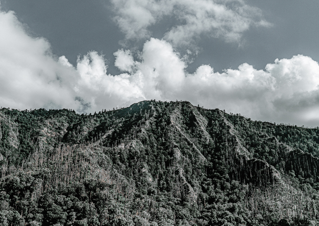 One of the many mountains in the Smokies