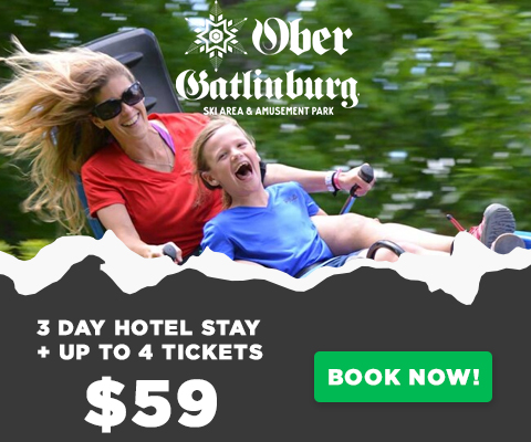 Experience Ober Gatlinburg for over 70% off - Enjoy the mountain coaster as you move in and out of the winding mountains!