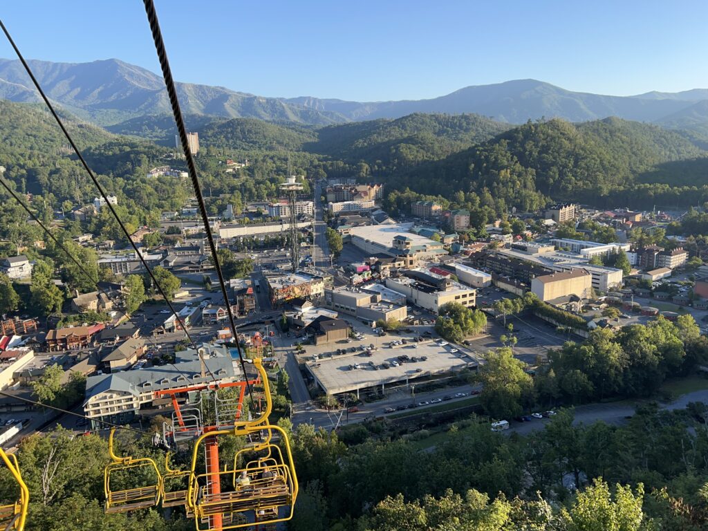 Looking for what to do in Gatlinburg? You can always check out the views from SkyBridge