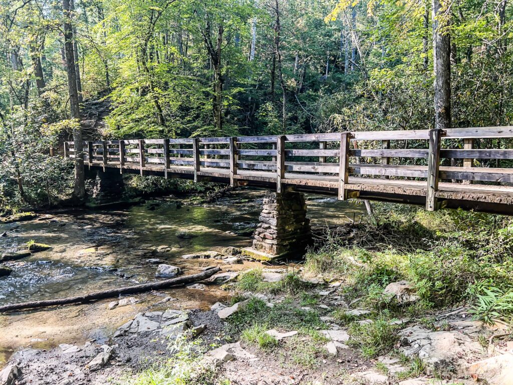 Cades Cove Bridge Along Abrams Falls Trail