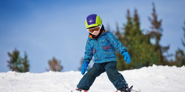 Skiing Stock Photo