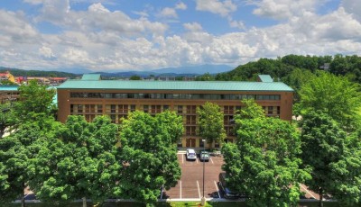 Quality-Inn Arial View Pigeon Forge